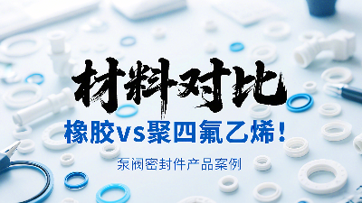 泵閥密封圈材料對比：橡膠vs聚四氟乙烯！?