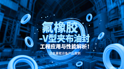 冶金重載設(shè)備丨氟橡膠V型夾布油封的工程應用與性能解析！