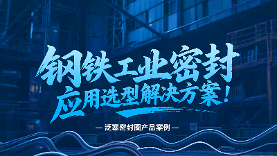 泛塞密封圈：鋼鐵工業(yè)密封的應(yīng)用選型解決方案！