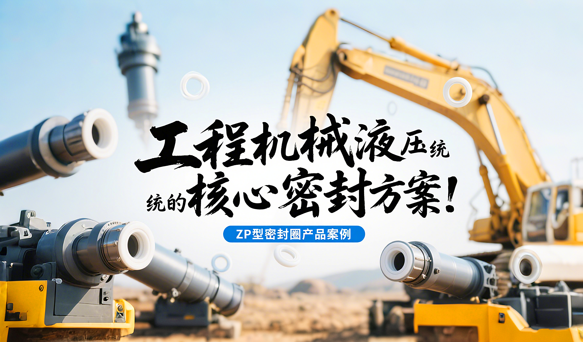 <i style='color:red'>zp型密封圈</i>：工程機械液壓系統(tǒng)的核心密封方案！