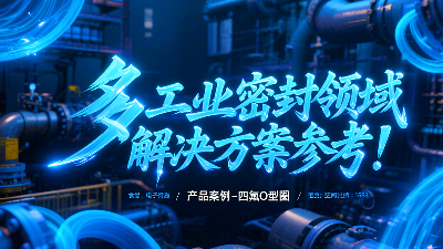 四氟<i style='color:red'>o型</i>圈：多工業(yè)密封領(lǐng)域解決方案參考！