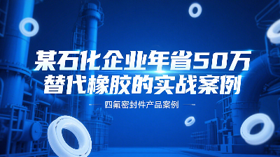 某石化企業(yè)年省50萬：<i style='color:red'>四氟密封</i>圈替代橡膠的實戰(zhàn)案例！