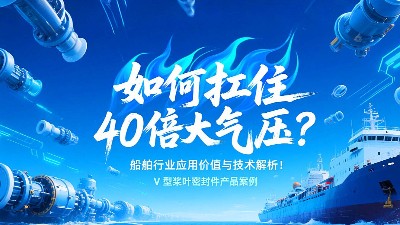 V型槳葉密封圈 ?  如何扛住40倍大氣壓：船舶行業(yè)應(yīng)用價(jià)值與技術(shù)解析！